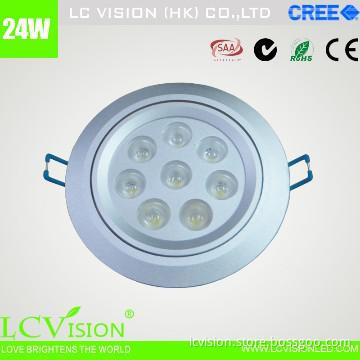 LED lighting/DIMMING 24W ADJUSTABLE CREE LED DOWN LIGHT /